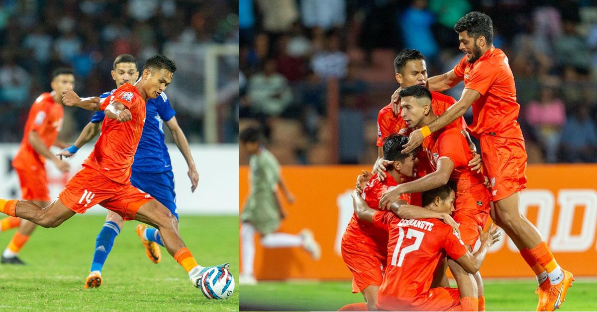 The Indian Goal that Equalized in the SAFF Cup Football Final Social