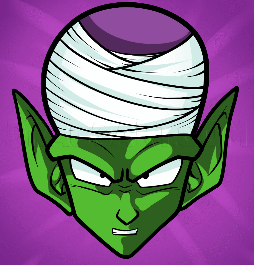 How To Draw Piccolo Easy, Step by Step, Drawing Guide, by Dawn DragoArt