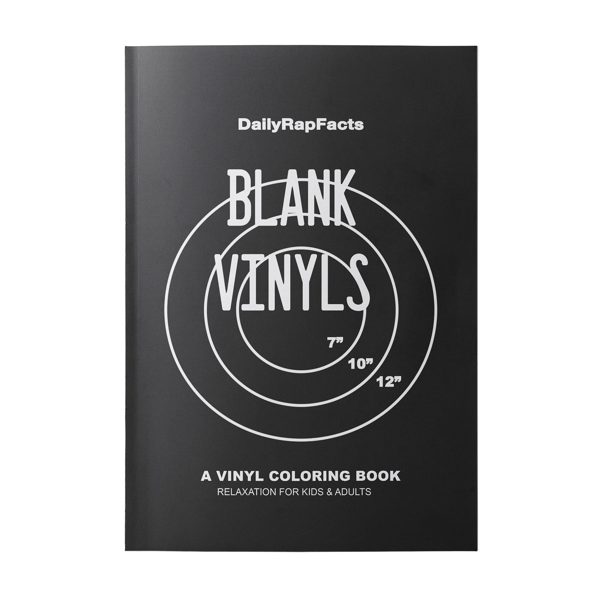 Blank Vinyls A Vinyl Records Coloring Book DRF Books (DailyRapFacts