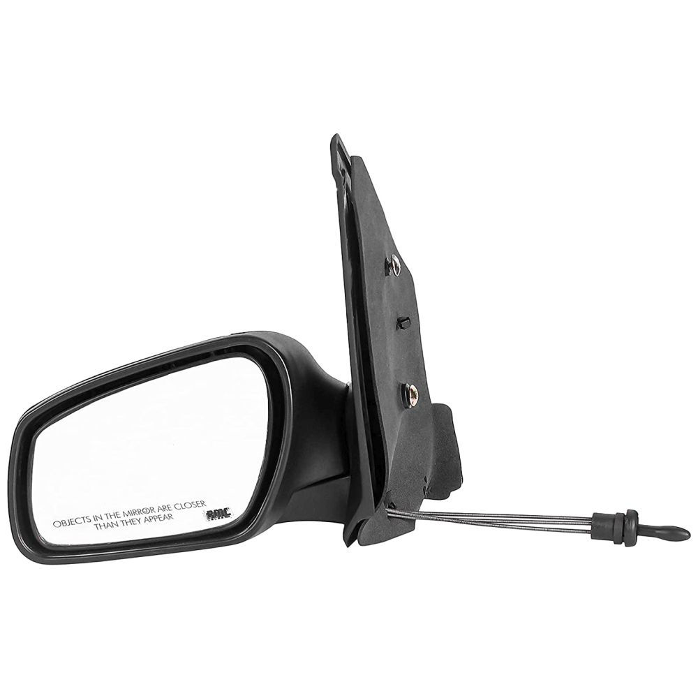 RMC Left Side Mirror with Lever, Ford Figo 2010 2015, Black