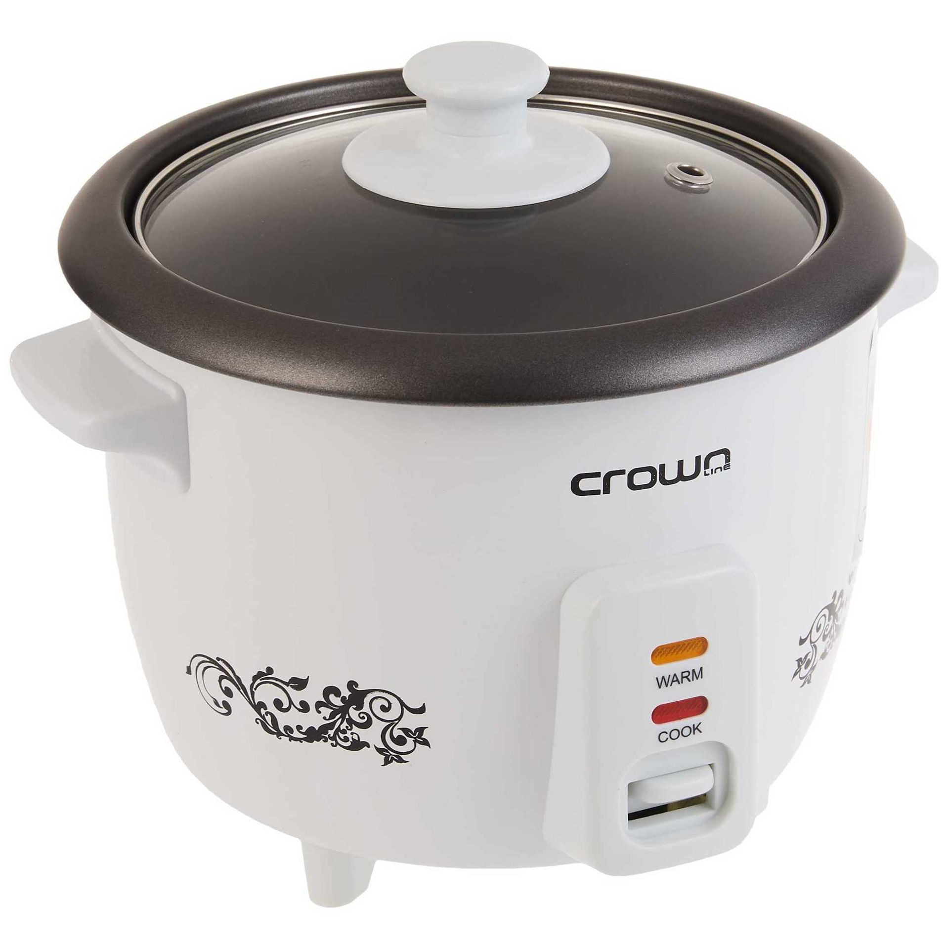 Crown Line Rice Cooker, Rc168, 0.6ltr