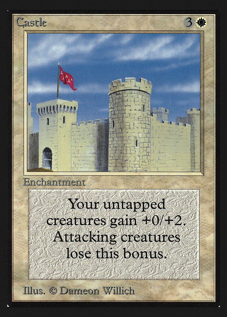 Castle Printings, Prices, and Variations mtg