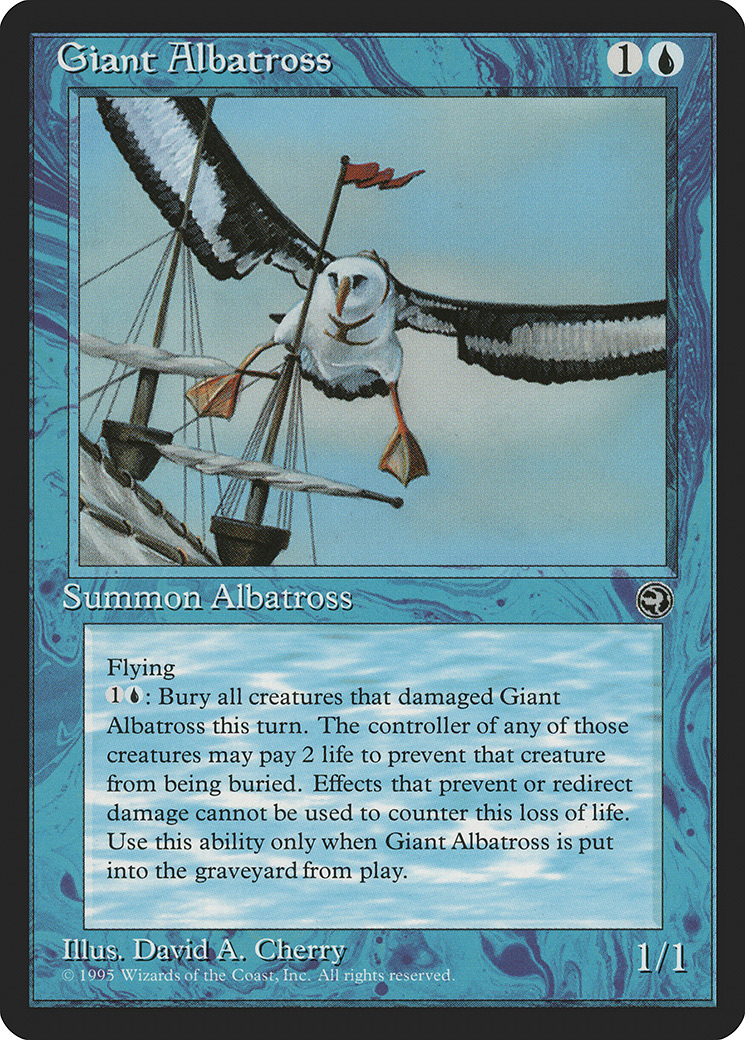 Giant Albatross Magic the Gathering MTG card