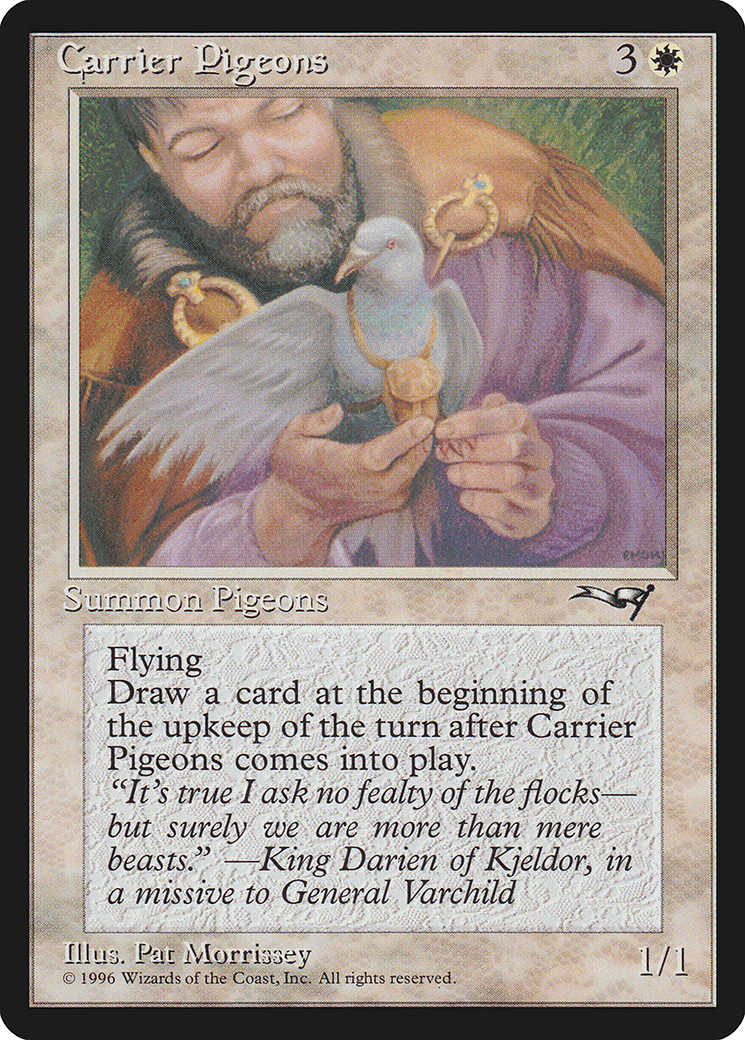 Carrier Pigeons Magic the Gathering MTG card