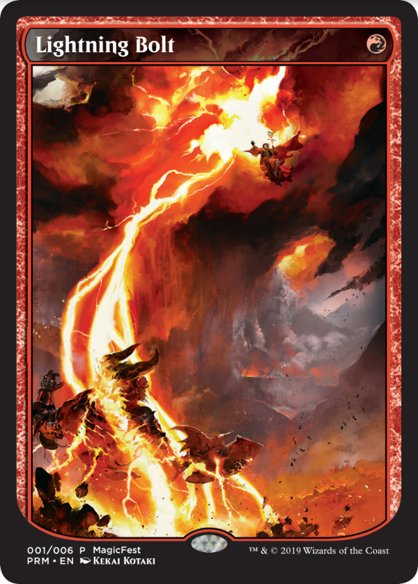 Lightning Bolt Price MagicFest Cards MTG