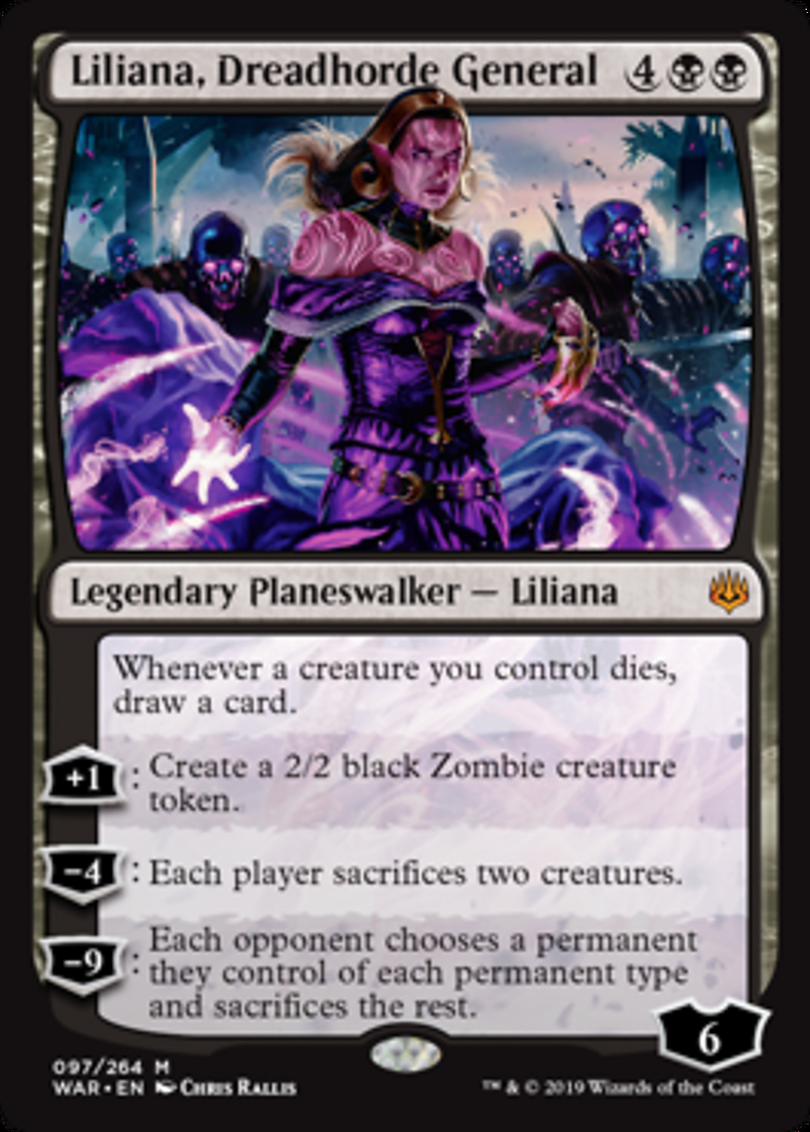 Liliana, Dreadhorde General of WAR 21.74 35.40