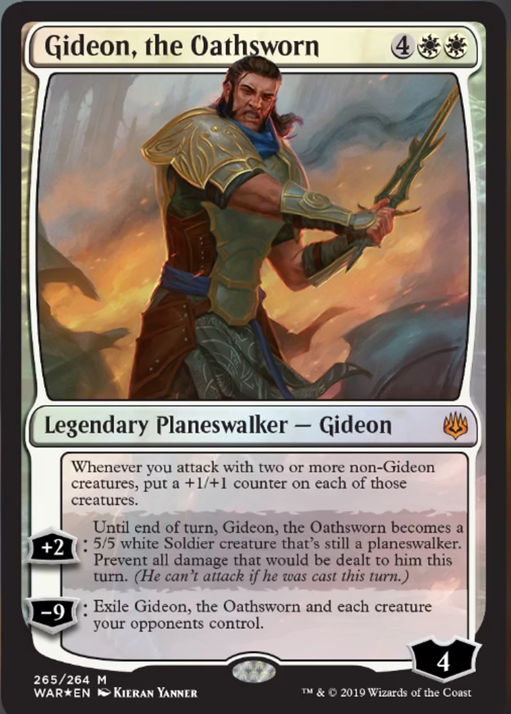 Gideon, the Oathsworn Printings, Prices, and Variations mtg