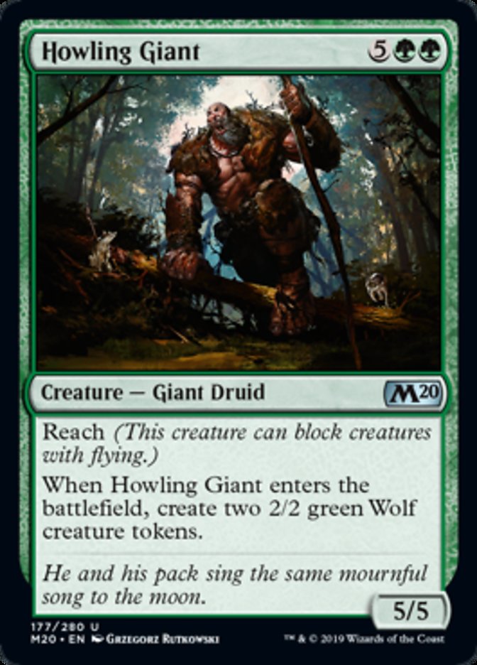 Howling Giant Magic the Gathering MTG card