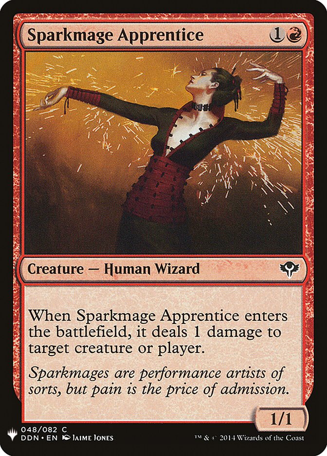 Sparkmage Apprentice Magic the Gathering MTG card