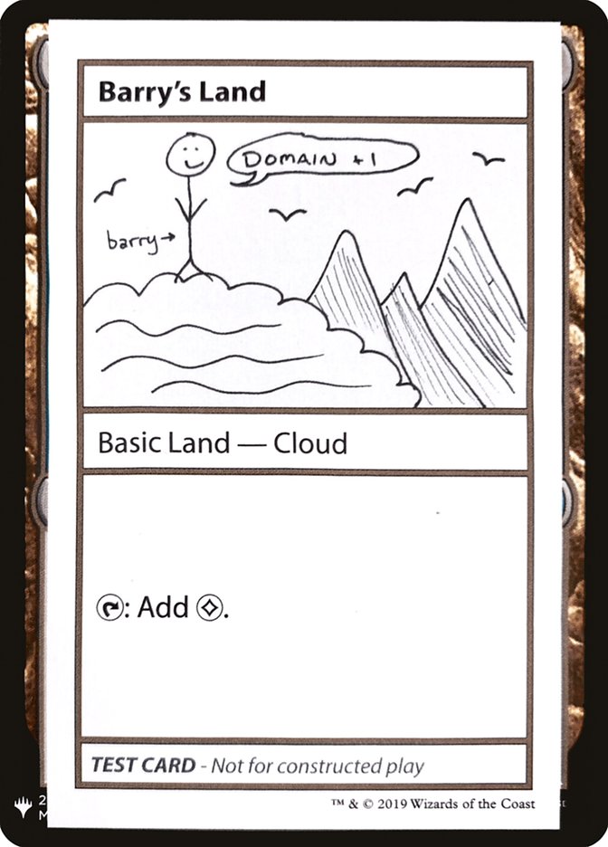 Barry's Land Printings, Prices, and Variations mtg