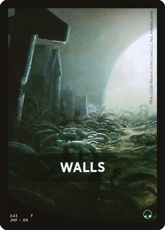 Walls Theme Card Magic the Gathering MTG card