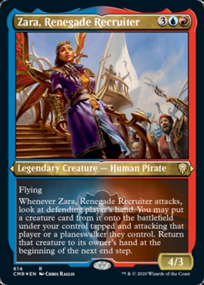 Zara, Renegade Recruiter (Foil Etched) Magic the Gathering MTG card