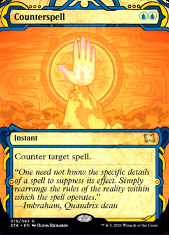 Counterspell (Foil Etched) Price Strixhaven Mystical Archive MTG
