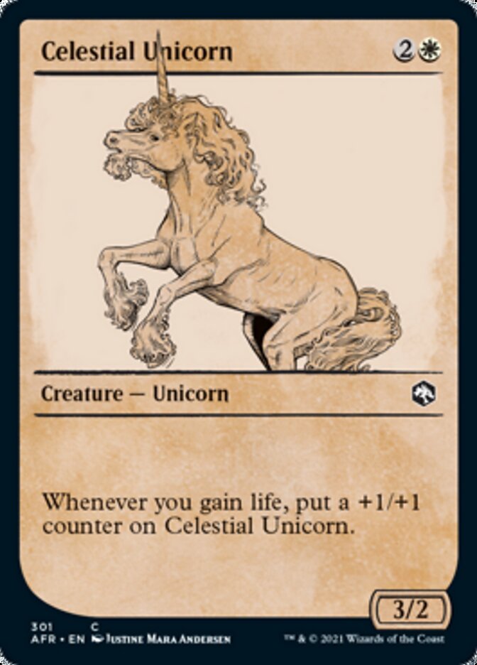 Celestial Unicorn Magic the Gathering MTG card
