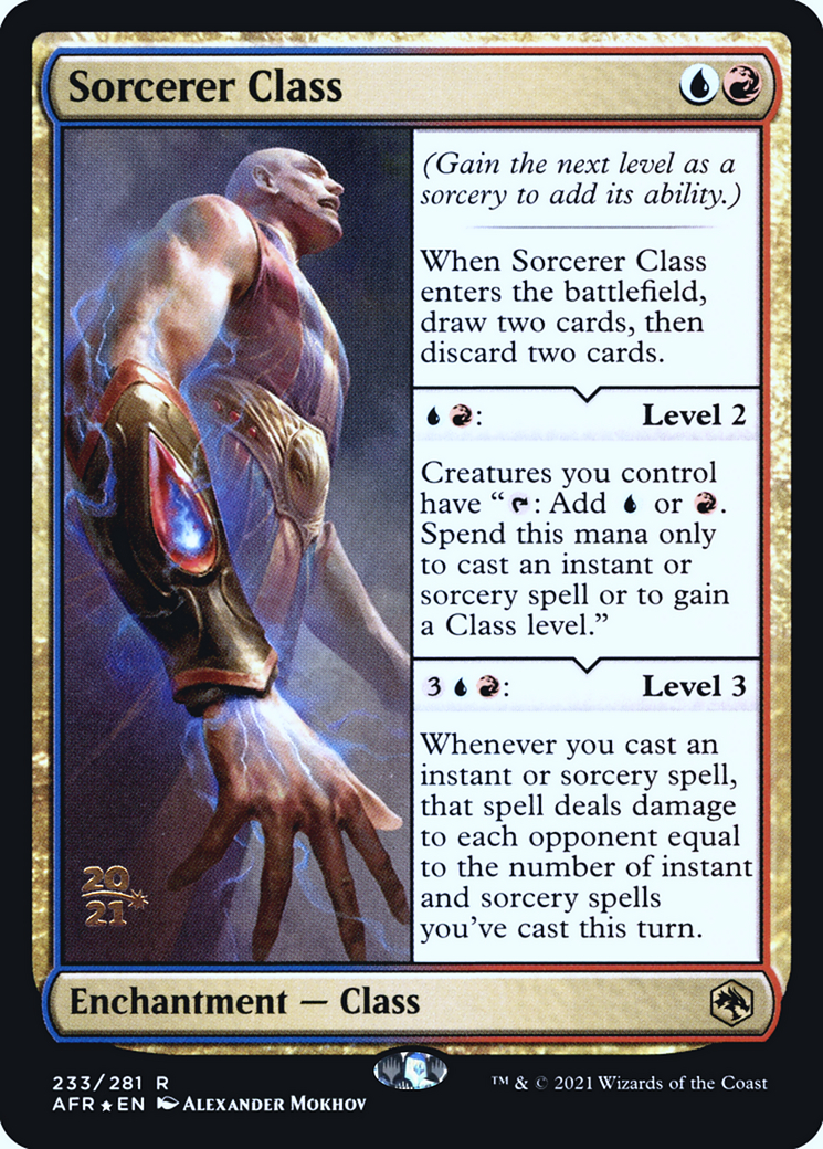 Sorcerer Class Magic the Gathering MTG card