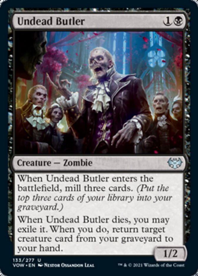 Undead Butler Magic the Gathering MTG card