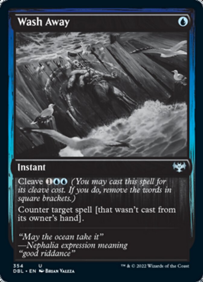 Wash Away Magic the Gathering MTG card