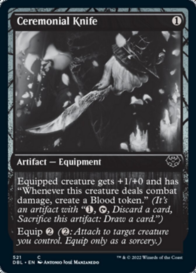 Ceremonial Knife Magic the Gathering MTG card