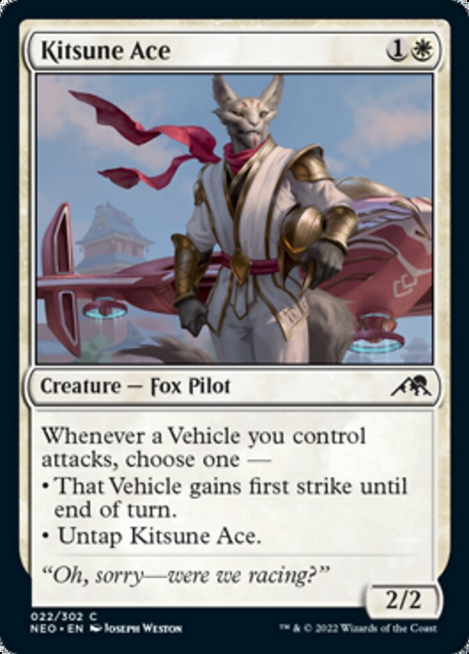 Kitsune Ace Magic the Gathering MTG card