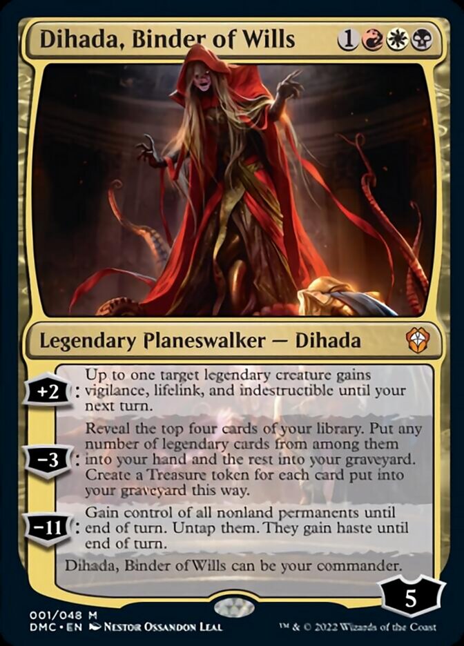 Dihada, Binder of Wills Magic the Gathering MTG card