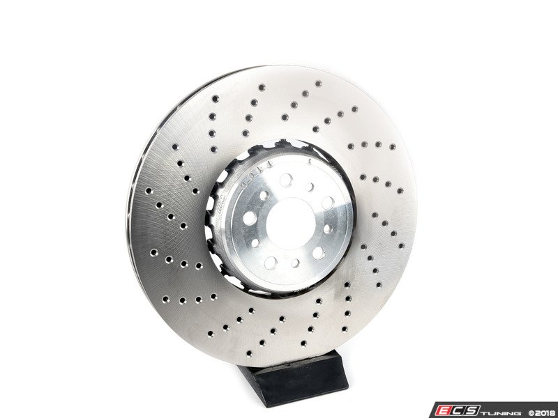 Genuine BMW 34117991101 Ventilated Cross Drilled Brake Rotor Left