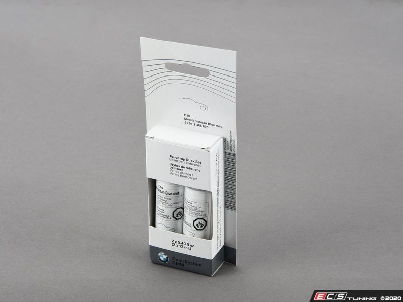 Genuine BMW 51912465695 Mediterranean Blue Metallic Touch Up Paint