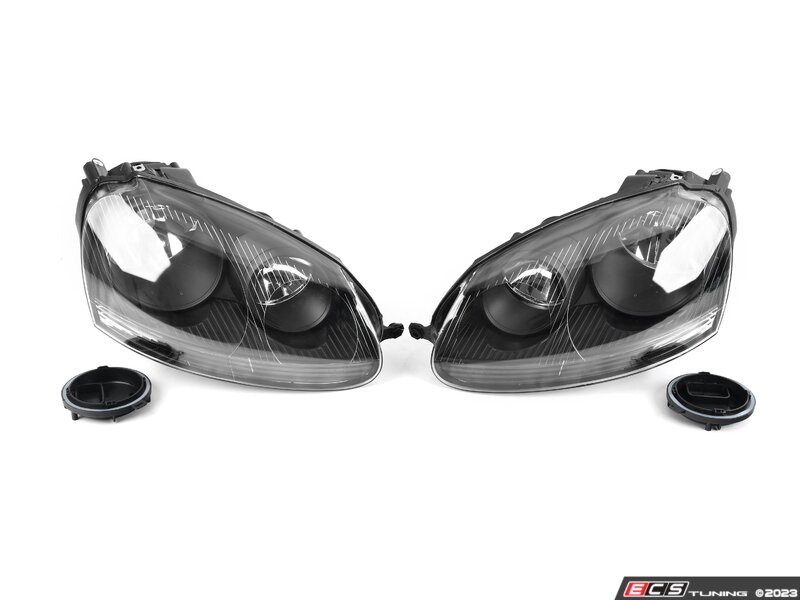 Anzo 121542 Halogen Blackout Headlight Set