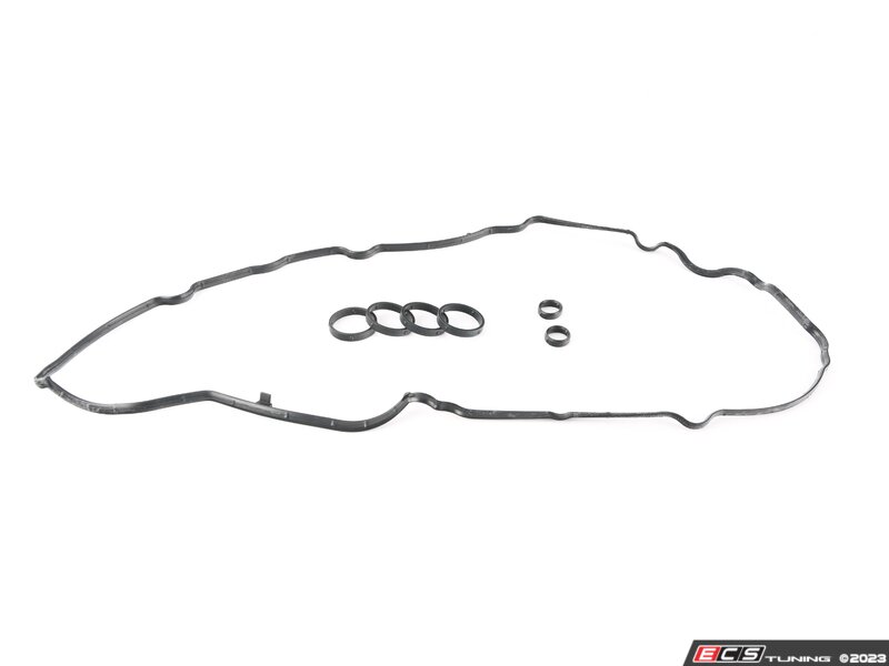 Bremmen Parts 11127646554R Upgraded Aluminum Valve Cover Kit Red