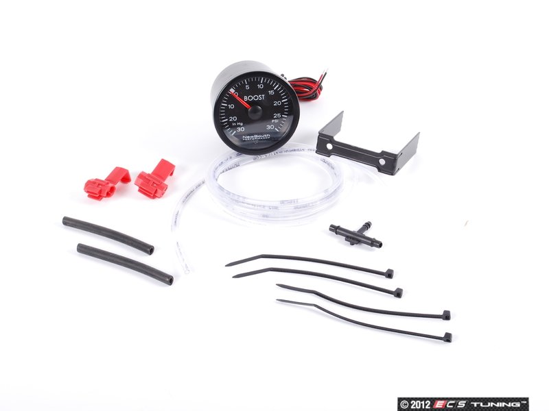 New South Performance GAU009 Color Match Boost Gauge White 52mm