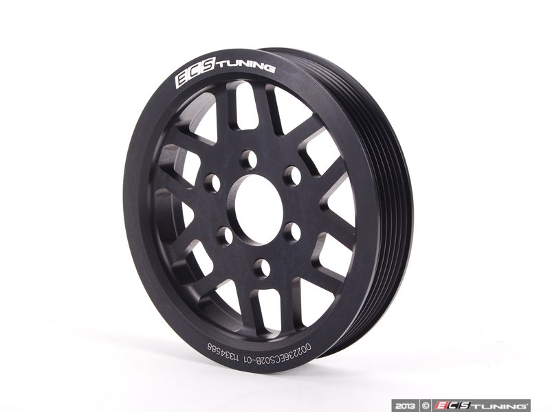 ECS MK44CPK Lightweight Underdrive Pulley Set Black Anodized