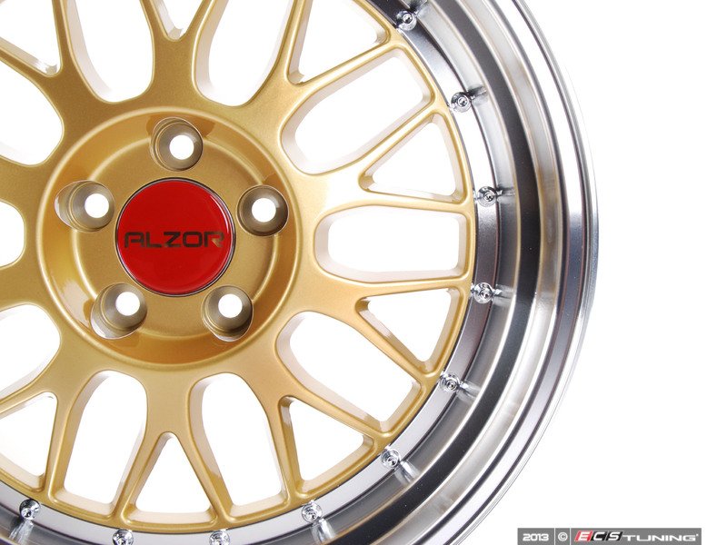 Alzor AZ698MMRKT Center Cap Sticker Kit Red Set Of Four