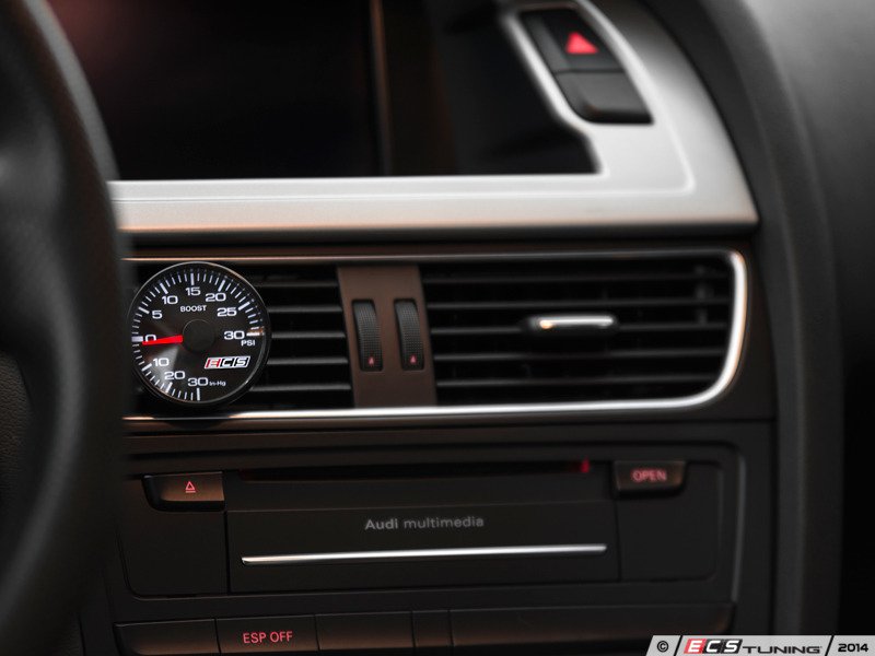 ECS 001246ECS01AKT2 ECS Vent Pod Boost Gauge Kit Audi B8 A4/A5 2