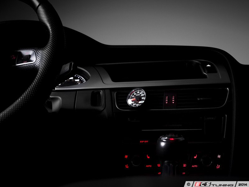 ECS 001246ECS01AKT2 ECS Vent Pod Boost Gauge Kit Audi B8 A4/A5 2