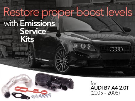 ECS News - Audi B7 A4 2.0T Emissions Service Kits