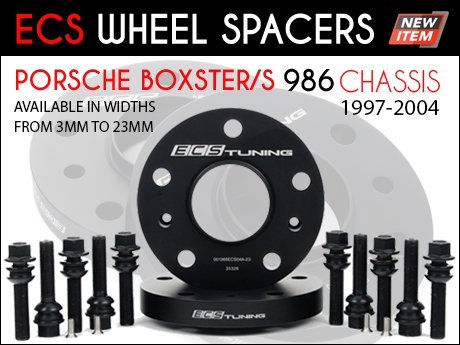 ECS News - Porsche 986 BoxsteS ECS Wheel Spacers