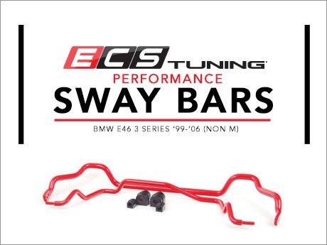 ECS News - BMW E46 3 Series ECS Front & Rear Sway Bars