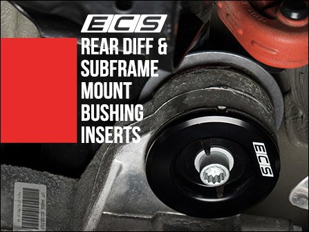 ECS News - ECS 4MOTION Rear Diff & Subframe Mount Inserts | VW