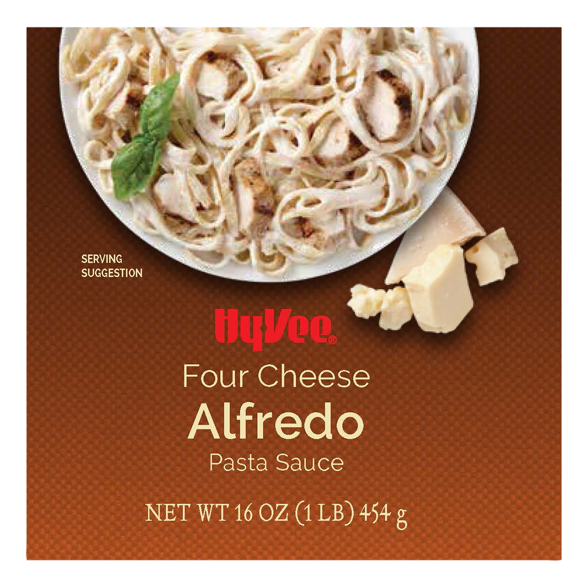 HyVee Alfredo Four Cheese Pasta Sauce 16 oz
