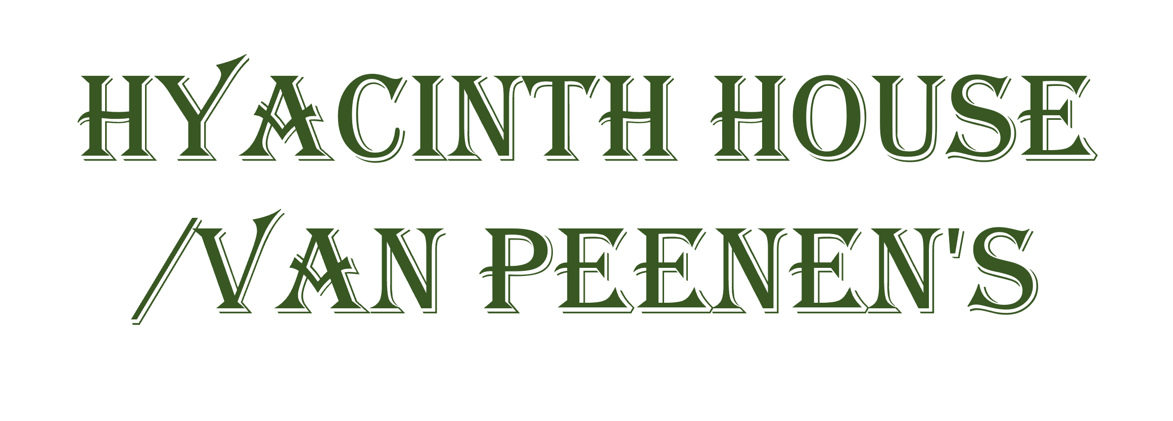 Chain Hanging Memorial Stone in Lansing MI Hyacinth House/Van Peenen's