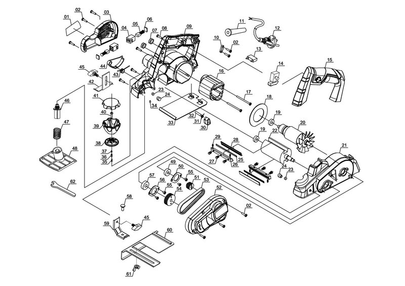 Tc-Pl 750 - Spareparts / Accessories - Einhell Service