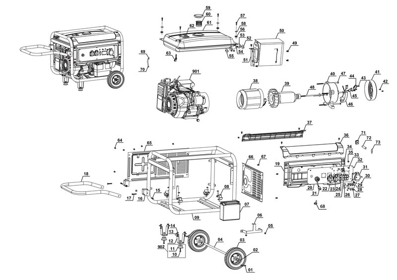 Bt-Pg 5500/1; Ex; At; Slo; Hu - Spareparts / Accessories - Einhell Service