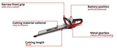 ARCURRA 18/55 | Cordless Hedge Trimmer