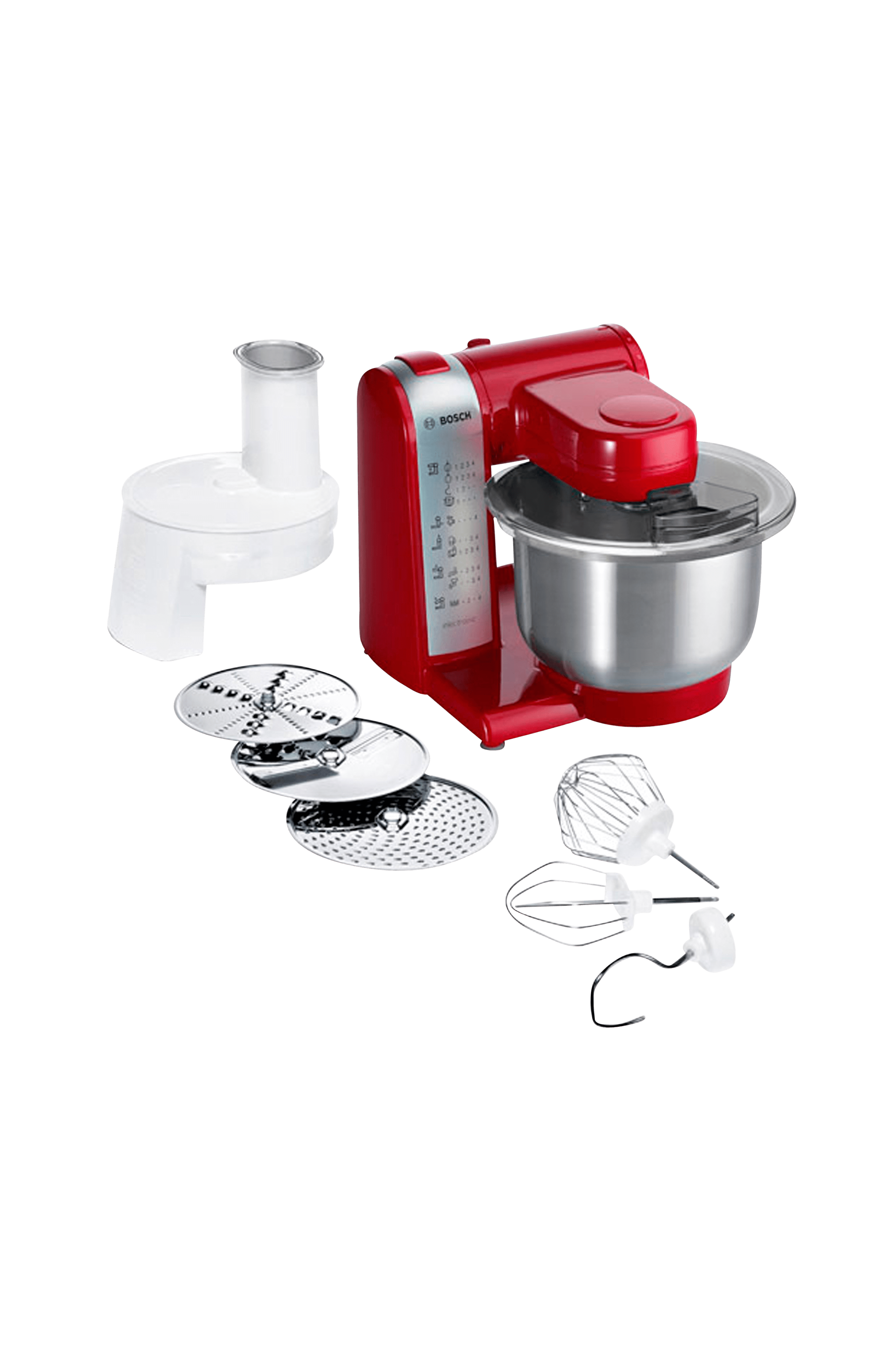Bosch Köksmaskin Röd (MUM48R1) Röd Köksassistenter Ellos.se