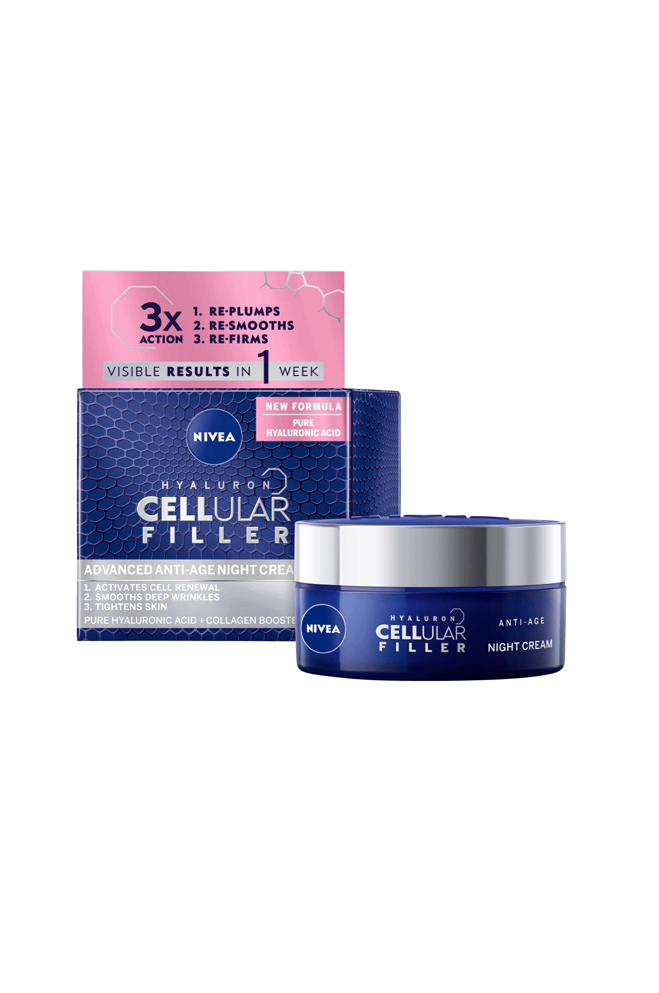 Nivea Cellular Anti Age Night Cream 50ml Skönhet Ellos.se