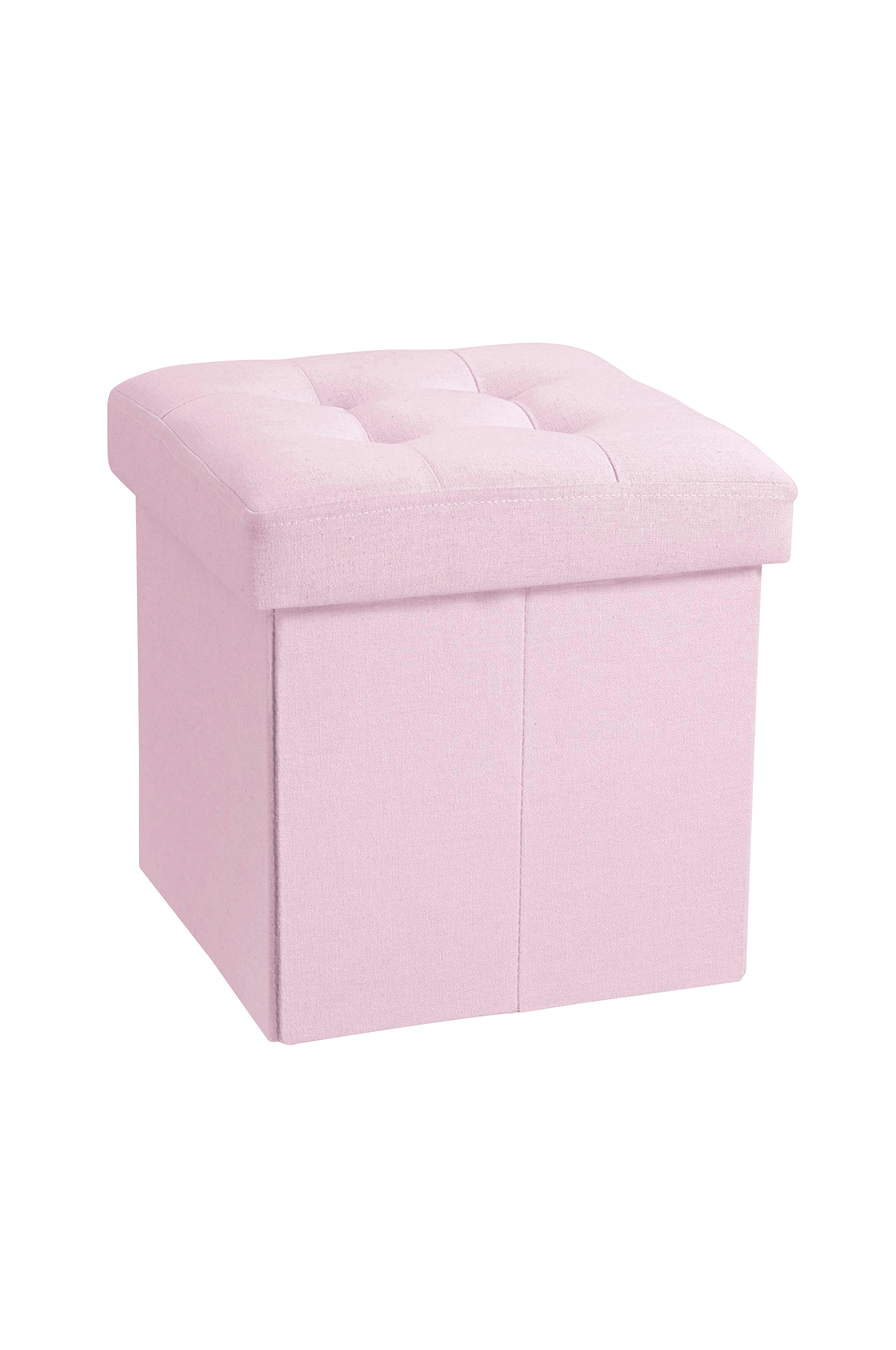 Ljusrosa Sittpuff Kids Concept Sittpuff Med Förvaring Ljusrosa Dynor & sittpuffar till
