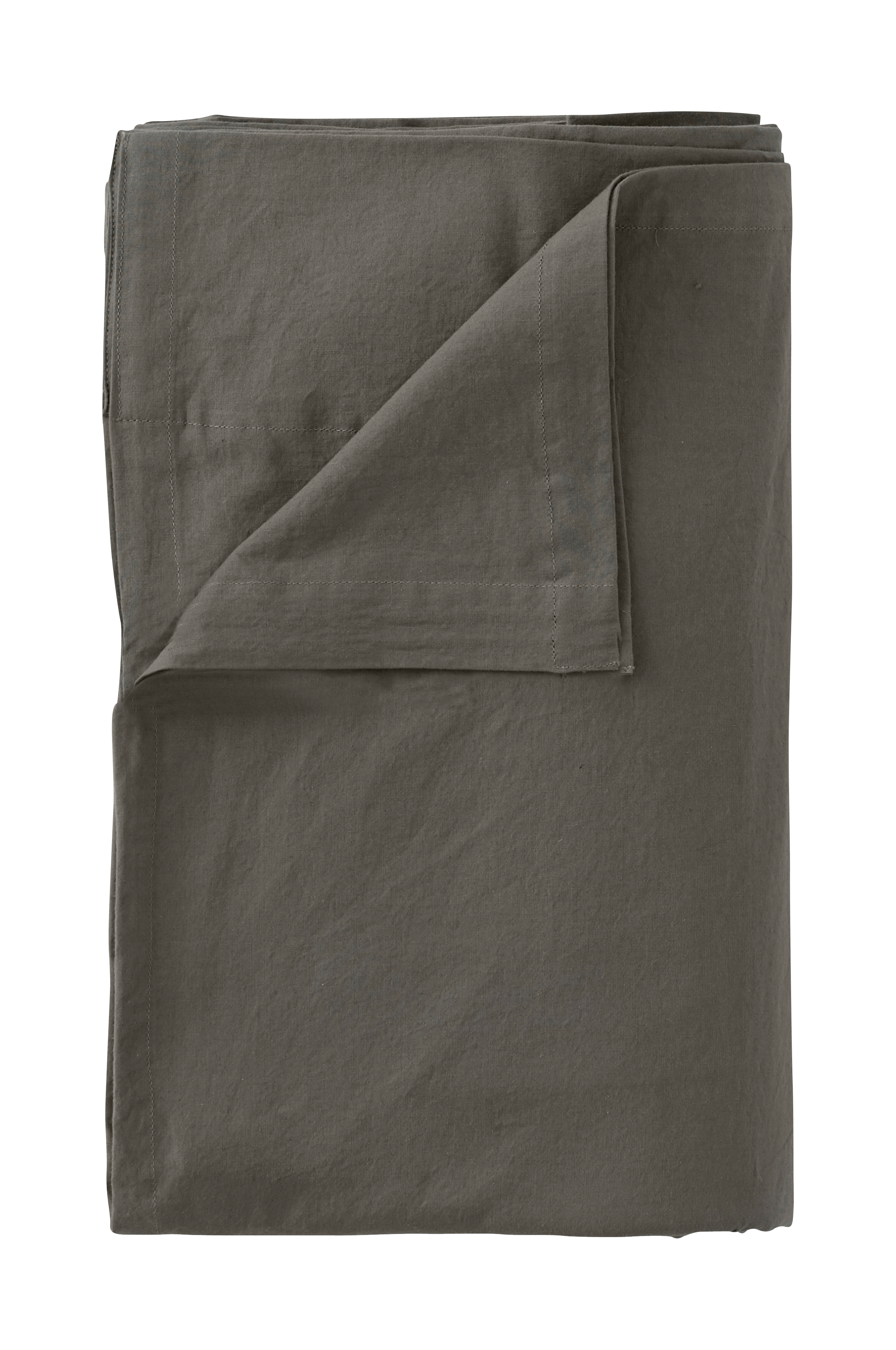 Lakan Ekologisk Bomull Lakan Juliette i tvättad ekologisk bomull Grön Textilier Homeroom