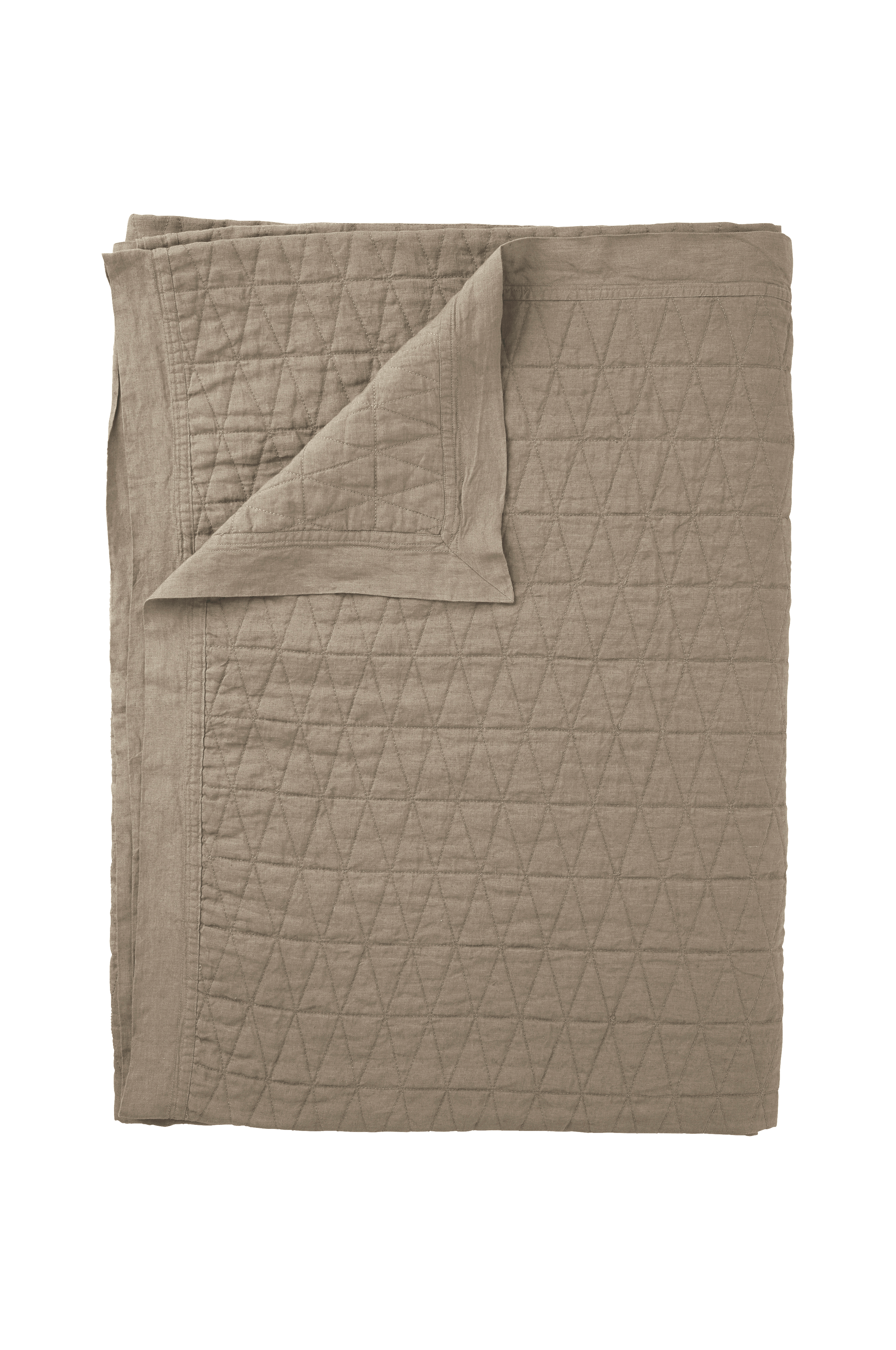 Överkast Dubbelsäng Ellos Ellos Home Överkast Candice i tvättat lin 260x260 cm Natur