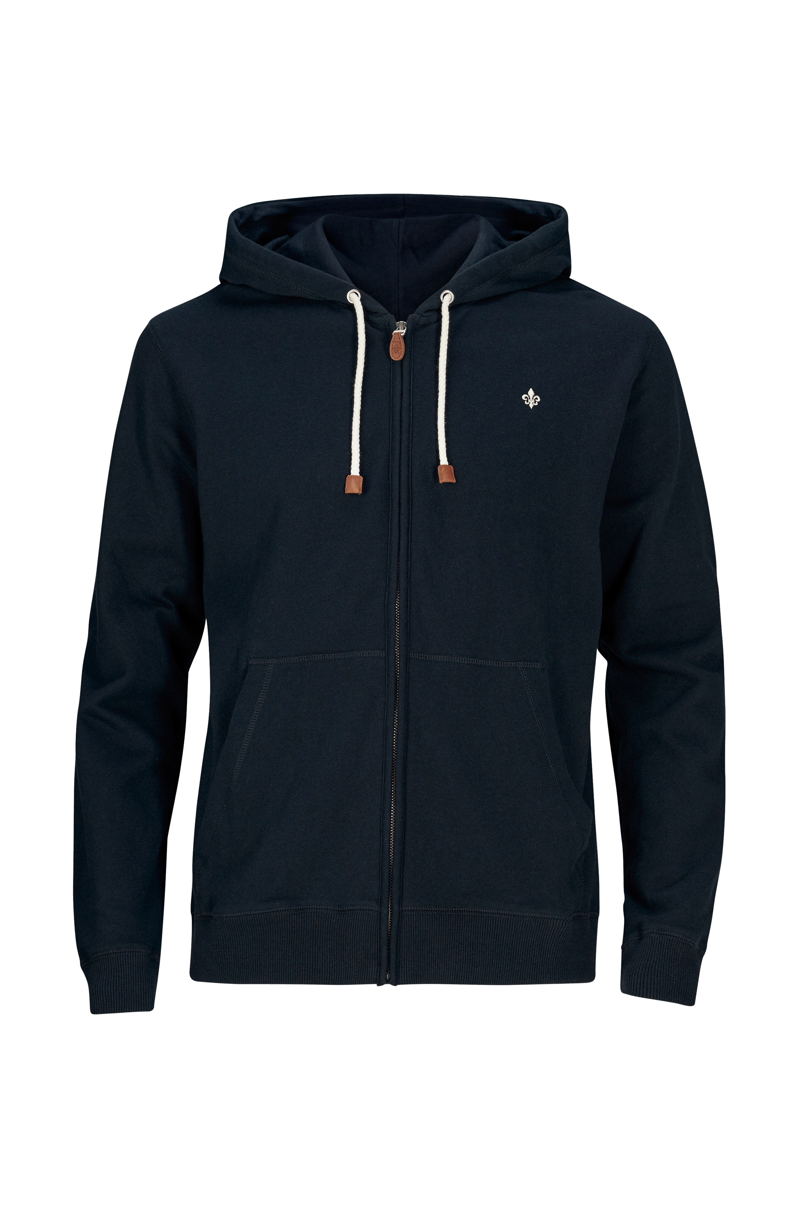 Morris Huvtröja Morris Zip Hood Blå Hoodies Ellos.se