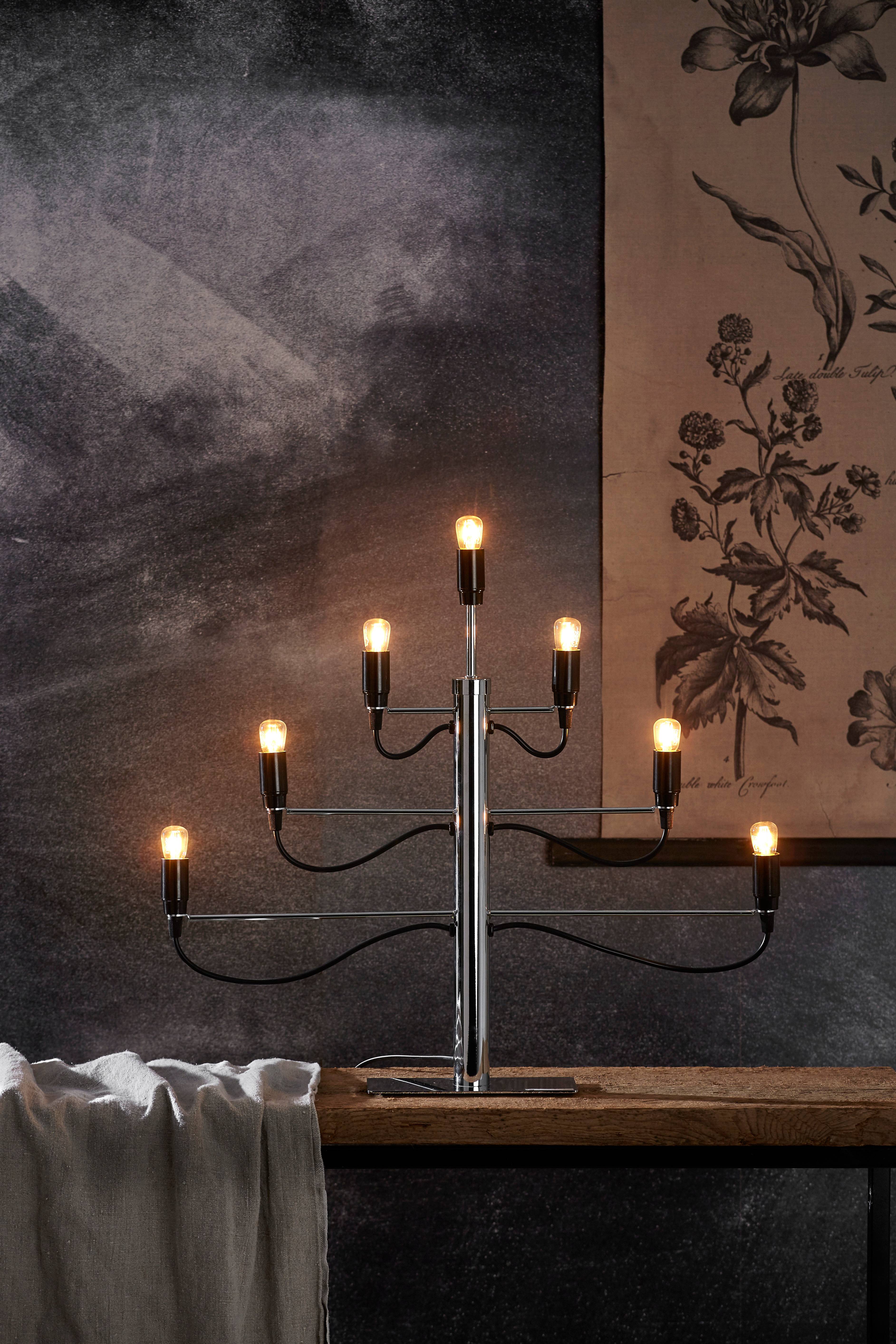 ellos ljusstake milano Star Trading Adventsljusstake Milano - Krom - Adventsljusstakar | Ellos