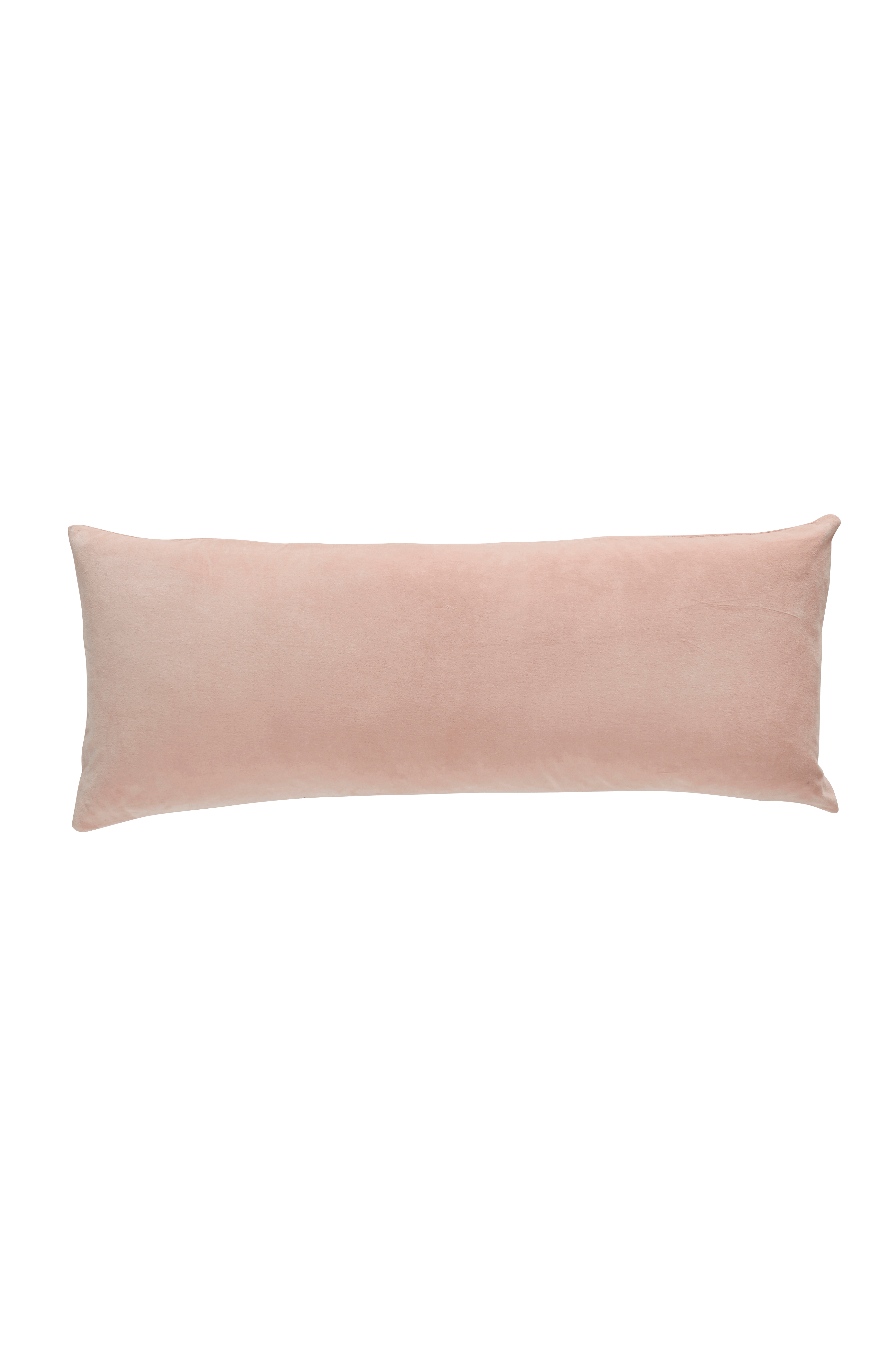Kuddfodral 35X90 Ellos Home Kuddfodral Celina i sammet 35x90 cm Rosa Hem & inredning